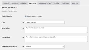 Invoice Payment Option for WooCommerce